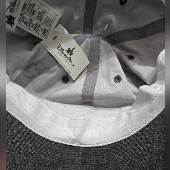 Disney Parks Adult Gray Rhinestone Adjustable Cap Hat New with Tag - Picture 6 of 6